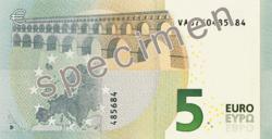 С 2 мая 2013 г. в Европе вводят новую банкноту номиналом €5(видео)