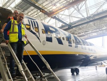 Українців навчили обслуговувати літаки Ryanair в Ірландії