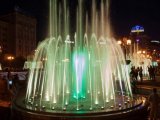На Крещатике успешно протестировали свето-музыкальные фонтаны