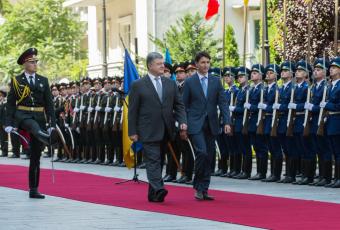 Началась встреча Президента Украины и Премьер-министра Канады