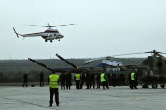 Фото дня: перший політ українського вертольота &laquo;Надія&raquo;