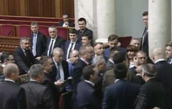 В Раде возникла потасовка из-за спецконфискации