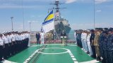 Порошенко прибув на фрегат &laquo;Гетьман Сагайдачний&raquo;