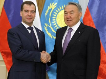Нурсултан Назарбаев встретился с Дмитрием Медведевым, Казахстан