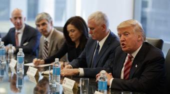 Трамп похвалил хайтек-гигантов США, критиковавших его до выборов