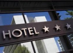 Hotel facades to indicate their category