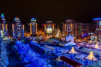 Центр Киева перекроют на новогодние праздники