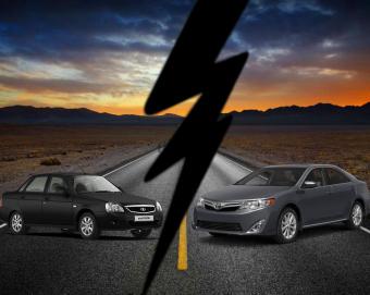 Toyota Camry и Lada Priora стали самыми популярными автомобилями у казахстанцев