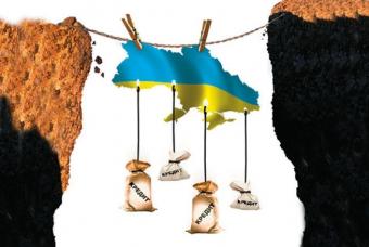 Госдолг Украины из-за девальвации за месяц вырос почти на 47 миллиардов гривен